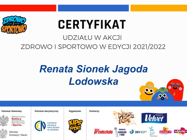 certyfikat 2022 nauczyciel pp8garwolino2.pl 1